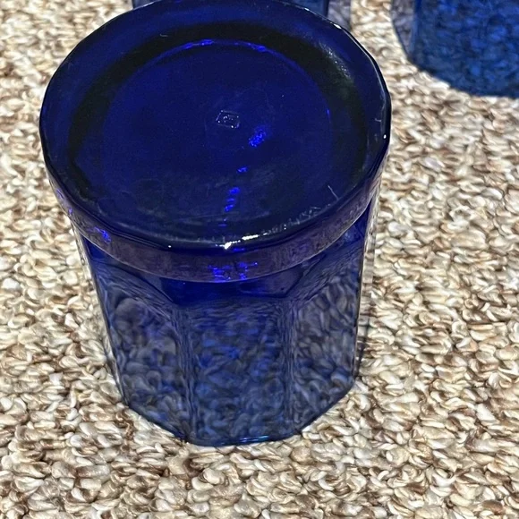 15-Piece Charcuterie or Lunch Set, Cobalt Blue Glass - Picture 15 of 15